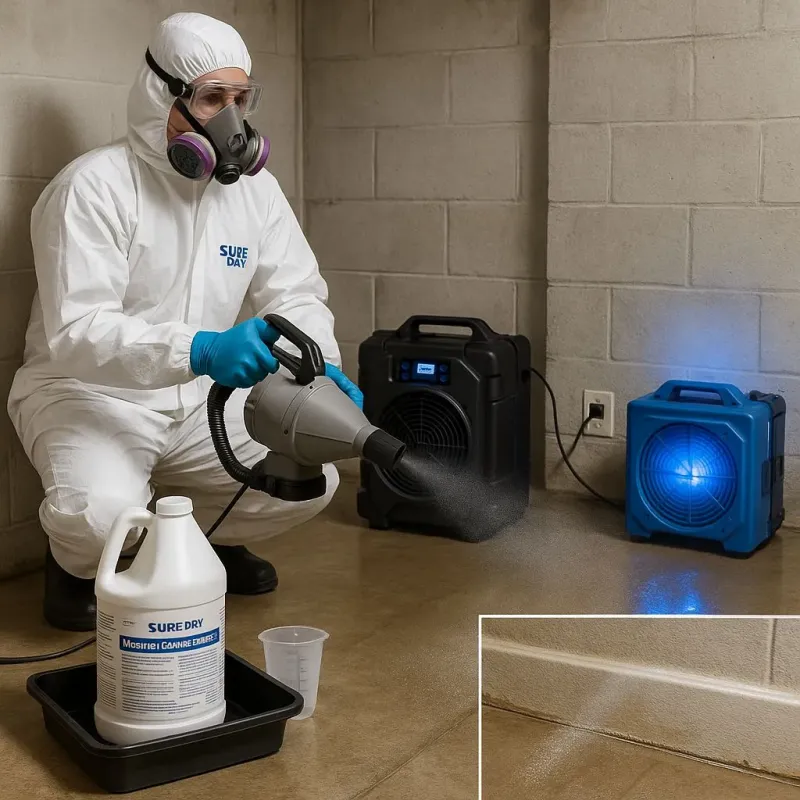 Sanitization and Odor Removal process in Prince George County, VA